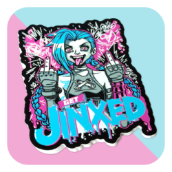 Arcane Get Jinxed Waterproof Sticker