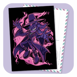 SonicCageDome Your Idol Shadow Postcard