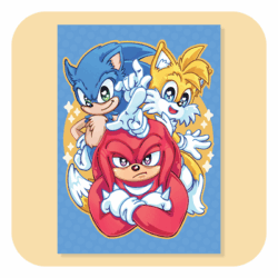 Team Sonic A4 Print