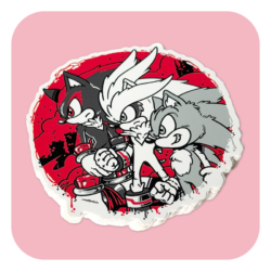 The Hedgehogs Waterproof Sticker