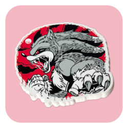 The Werehog Waterproof Sticker