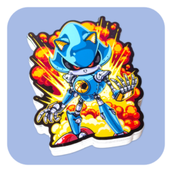 Long Time No See Sonic Waterproof Sticker