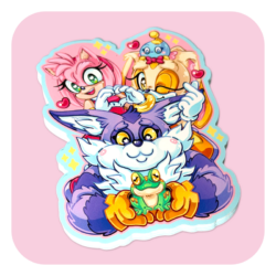 Team Rose Waterproof Sticker