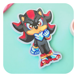 Nya Nya Neko Shadow Waterproof Sticker