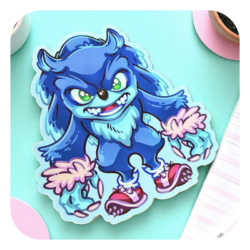 Nya Nya Neko Werehog Waterproof Sticker