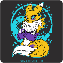 Furry Pin Up Renamon T-Shirt