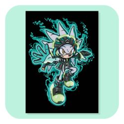 SonicCageDome Your Idol Silver A4 Print