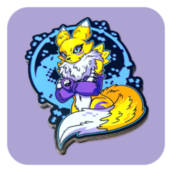 Furry Pin Up Renamon Waterproof Sticker