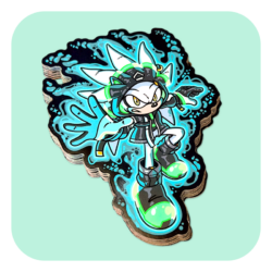 SonicCageDome Your Idol Silver Waterproof Sticker