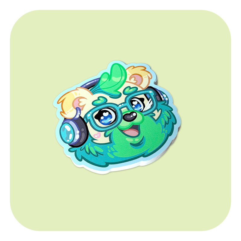 The Convention Creatives Jay Bear Waterproof Sticker
