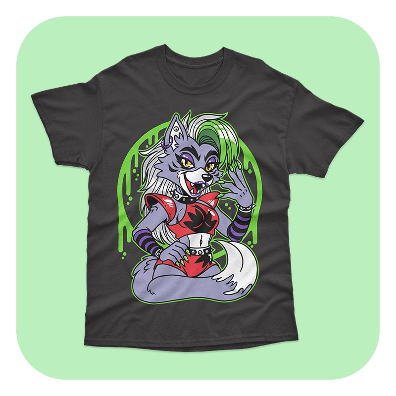 Furry Pin Up Roxanne T-Shirt - Image 3
