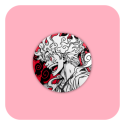 The Sun God Badge Button