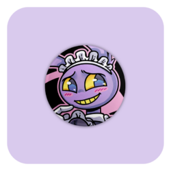 Furry Pin Up Jax Badge Button