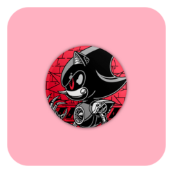 The Metal Badge Button