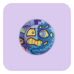 ABSTRACTED Badge Button