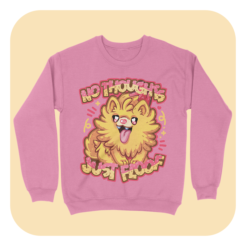 No Thoughts Just Floof Sweatshirt - Image 3