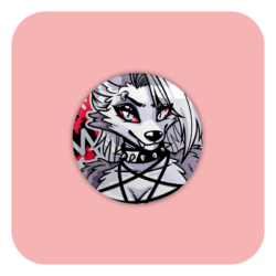 Bad Pup Badge Button