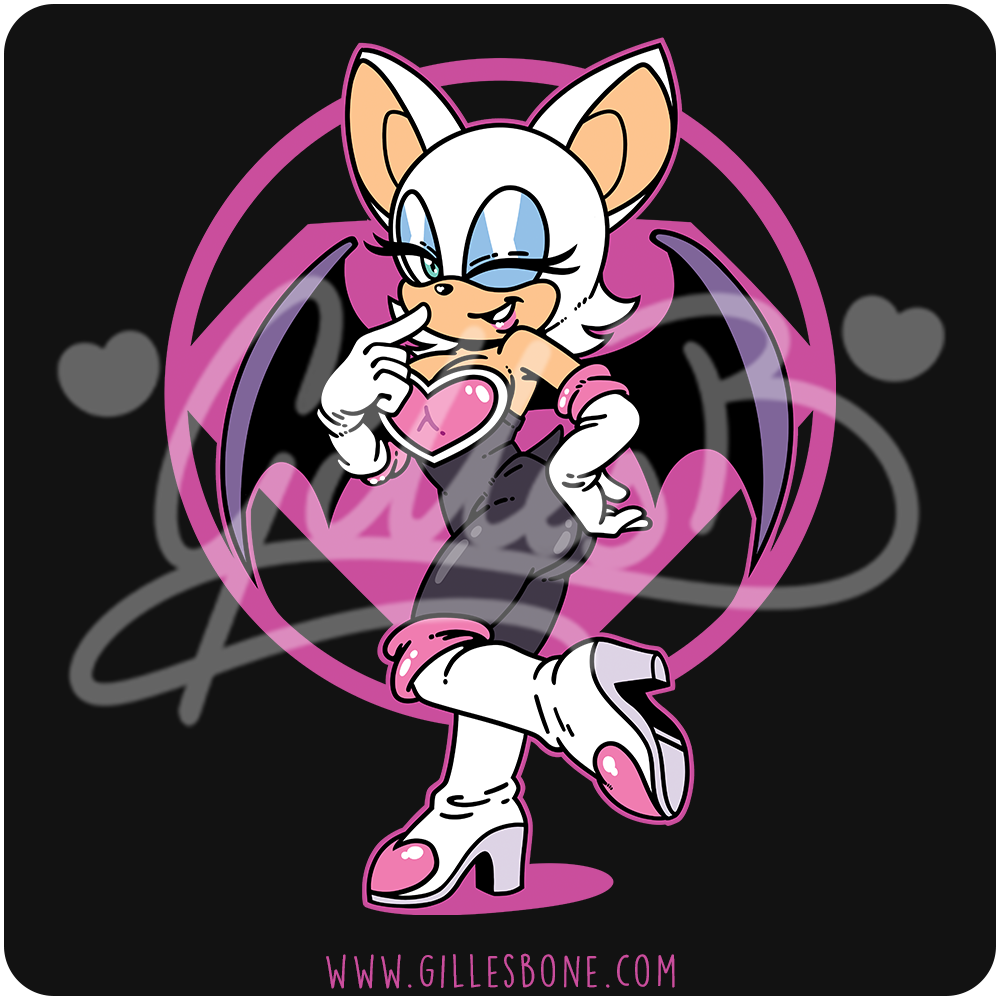 Furry Pin Up Rouge T-Shirt - Image 2