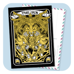 The Sun Tarot Postcard