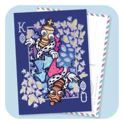 King & Queen Of Abstractions Postcard