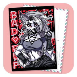 Bad Pup Postcard