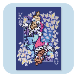 King & Queen Of Abstractions A4 Foil Print (Limited Edition)