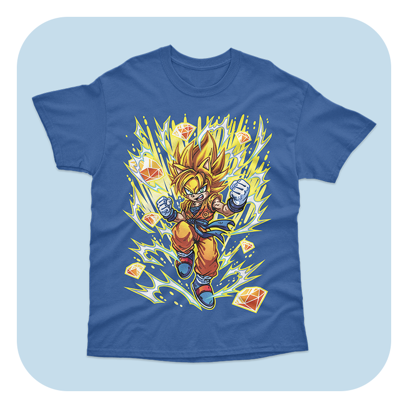 Super Saiyan Sonic T-Shirt - Image 3