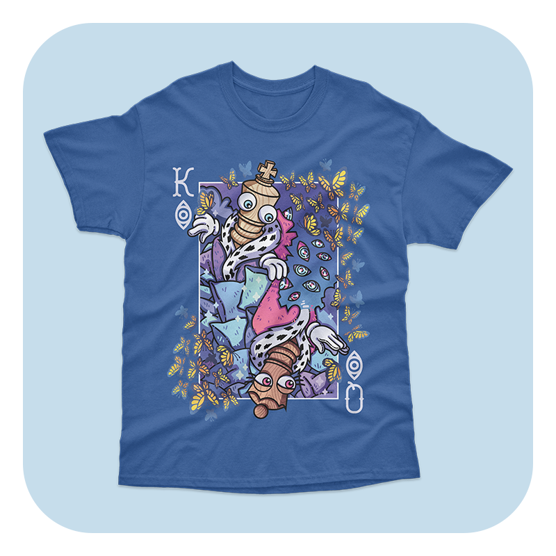 The King & Queen Of Abstractions T-Shirt - Image 3