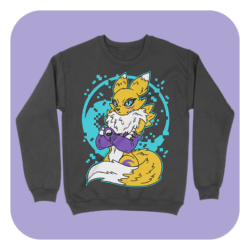 Furry Pin Up Renamon Sweatshirt