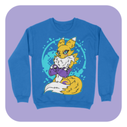 Furry Pin Up Renamon Sweatshirt