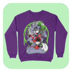 Furry Pin Up Roxanne Sweatshirt