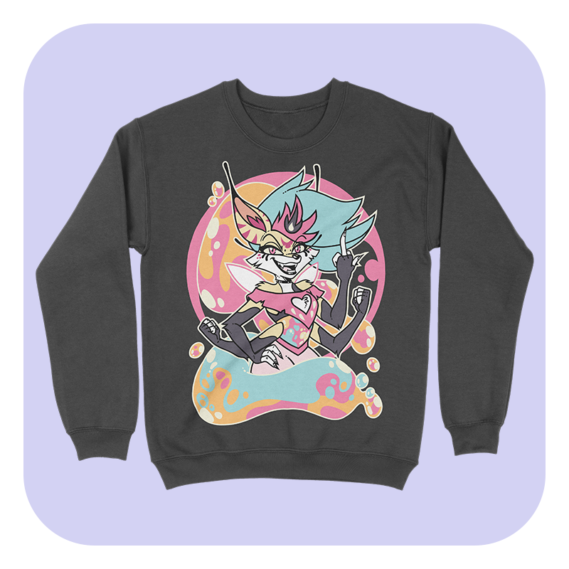 Cotton Candy Queen Sweatshirt - Image 4