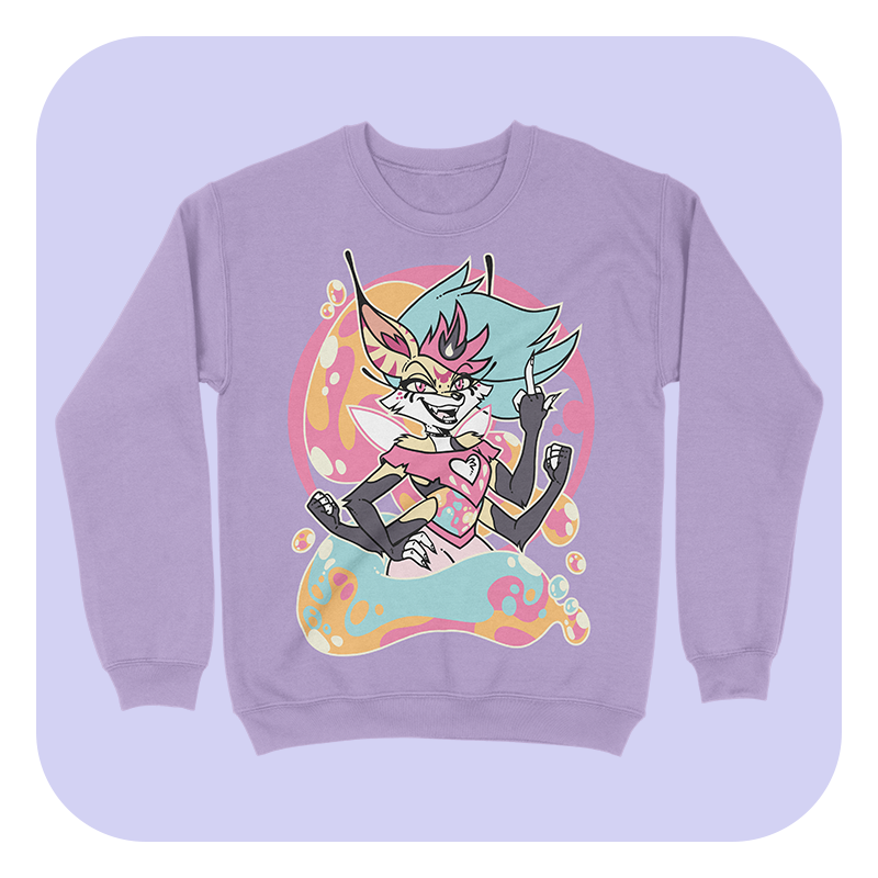 Cotton Candy Queen Sweatshirt - Image 2