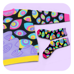 Abstraction Sweater & Sock Bundle (Pre-order)