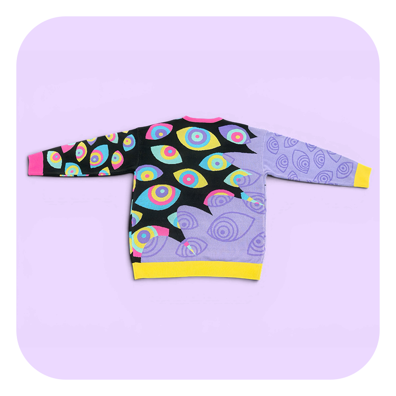 Abstraction Knitted Sweater (Pre-order) - Image 4