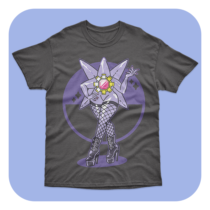 Furry Pin Up – Serving Starmie T-Shirt