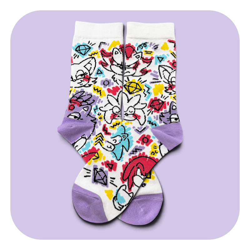 Sonic Doodle Socks (Pre-order)